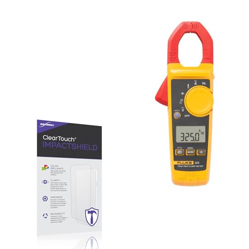 BoxWave Screen Protector Compatible with Fluke 325 - ClearTouch ImpactShield (2-Pack), Impenetrable Screen Protector Flexible Film