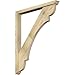 Ekena Millwork BKT0402X36X44OLY01RDF Olympic Traditional Rough Sawn Bracket w/Offset Brace, Douglas Fir