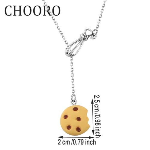CHOORO Cookie Lover Gifts Baking Jewelry Cooking Gift Pastry Chef Gift Baking Necklaces2