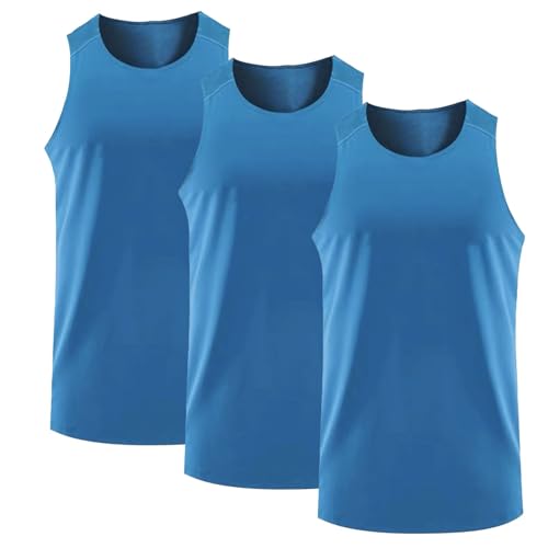 Camisetas de seda helada para hombre en tallas grandes que evitan las rozaduras