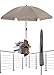 Produktbild Menz BALKON-SET UV 50+ Sonnenschirm Balkon + Sonnenschirmhalter Balkongeländer + Sonnenschirm Schutzhülle - 200 cm Balkonschirm mit Halterung - 3-IN-1 Set in Taupe