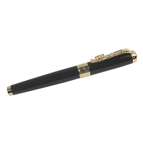 Zoohot Jinhao Rollerball Pen Black Luxury Pen Vivid Chinese Dragon #TOP1