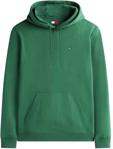 Tommy Jeans Sweat à Capuche TJM Reg S Flag Dm0Dm20742 pour Homme, Vert (pin ombré), XXL
