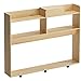 3-Layer Storage Rack Storage Rack Wooden Bookshelf Storage Rack Simple Storage Cabinet for Office Supplies Office Kitchen