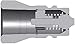 Dixon AG4BF4-PV 1/2" AG Nipple, 1/2" BSPP, Steel Poppet Valve (101389-4)