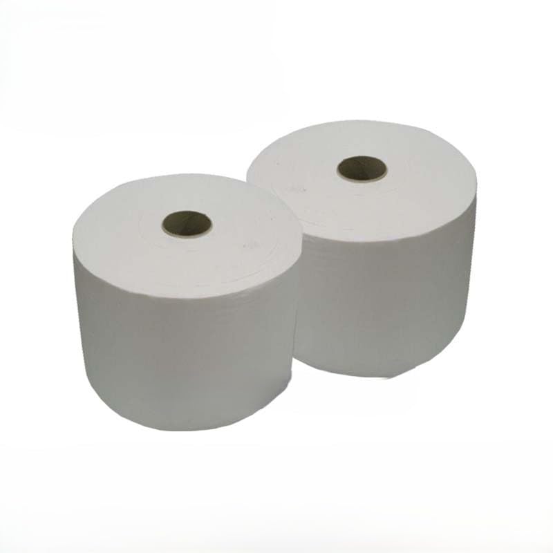 Bobinas Industriales y Dispensador de Papel Reciclado y de Pasta 2 Capas - Mandril Ø76 mm, Rollos de 300 a 800 m, Uso Industrial y Profesional (2 Bobinas 450 m/bobina Reciclado)