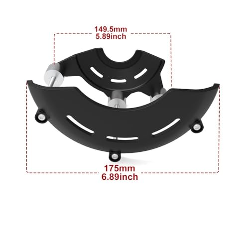 Protector de cubierta de embrague estator motor CRF450X para modelos 2005 a 2017 5
