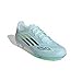 adidas Women's F50 Sparkfusion League Low Firm Ground/artificia Sneaker, Almost Blue/Dusky Petrol/Hi-Res Yellow, 5