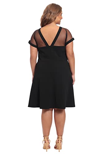 Image of Maggy London Women's Illusion Dress Occasion Event Party Holiday Cocktail Guest of Wedding.