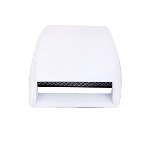Buy Vetra Car Hood Air Flow Decorative Duct Exterior Grille White For