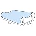 ViscoSoft ARCTIC GEL CONTOUR Pillow – Cooling Gel, Contouring Memory Foam, Removable Cover – Best Head, Neck Support – Hypoallergenic – Standard