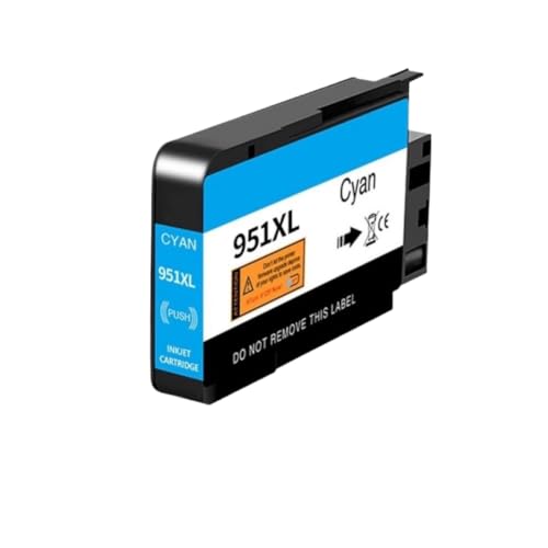 Cartouche d'encre 950XL 951XL cyan compatible avec Officejet Pro 8100 8600 8610 251dw