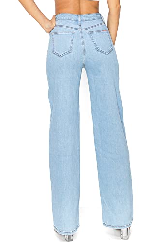 Machine Jeans Women's Juniors High Waist Wide-Leg Jeans2