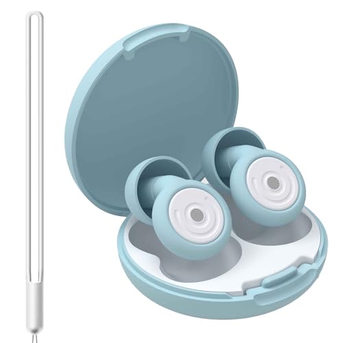Reusable Noise Cancelling Earplugs, Soft Silicone Sleeping Ear Plugs, Adorable Hearing Protection, Comfortable Silent Earplugs f