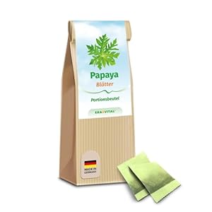 ERASVITAL Papaya Blätter Tee Portionenbeutel (120 Stück)