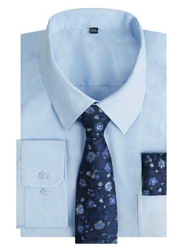 Image of Alizeal Mens 3 Pcs Long Sleeve Shirts Set