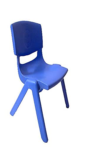 Strawberry Stop Strong and Durable Kids Plastic School Study Chair - (1-5 Years) (Blue)