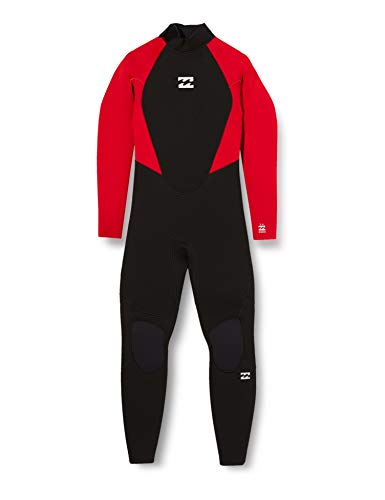 Billabong Intrdr Backzip GBS-Wetsuit 543 para Niños Traje de Surf con Cremallera Trasera, Red, 14