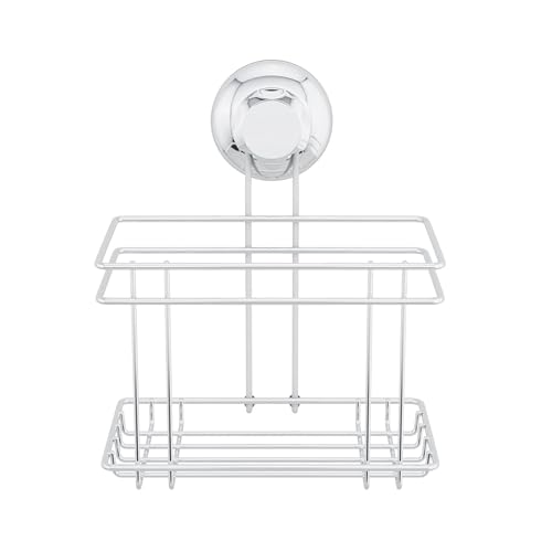 Panier à ventouse Compactor Bestlock en acier chromé inoxydable amovible