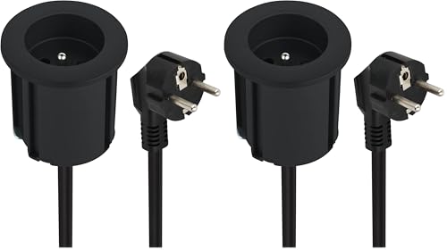 Multiprise encastrable Electraline pour éliminer les câbles sur le bureau