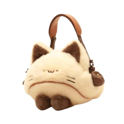 Oshhni Cat Plüsch Geldbeutel Schöne lustige Comic Handtasche für Männer Mädchen Geschenke Familie Teenager