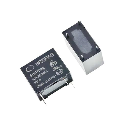 Relé HF32FV-G-5-HSTF soluciona fallos de encendido en placas electrónicas con soporte de 10A