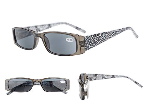 Image of Reading Glasses 5 Pairs Tiger Patterned Arms Readers for Women