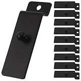 Sécurité garantie : sa conception robuste avec encoche pour crochet de tableau maintient en toute sécurité tableaux, œuvres d'art ou outils suspendus, idéal pour les lieux où la sécurité est primordiale, comme les centres d'art ou les ateliers, crochet pour panneau à lattes d'affichage, crochet pour peinture commerciale