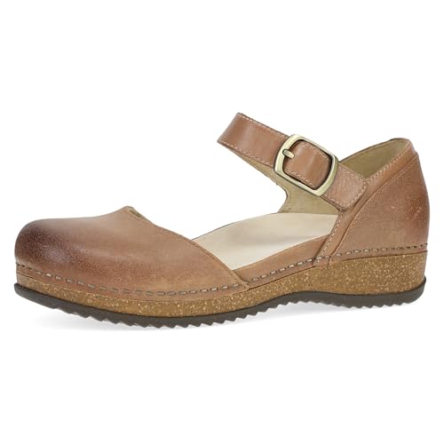Dansko Mae Mary Jane for Women - Dual-Density Cork/EVA Midsole and Lightweight Rubber Outsole Provide Durable and Comfortable Ride on Patented Stapled Construction - Main Image