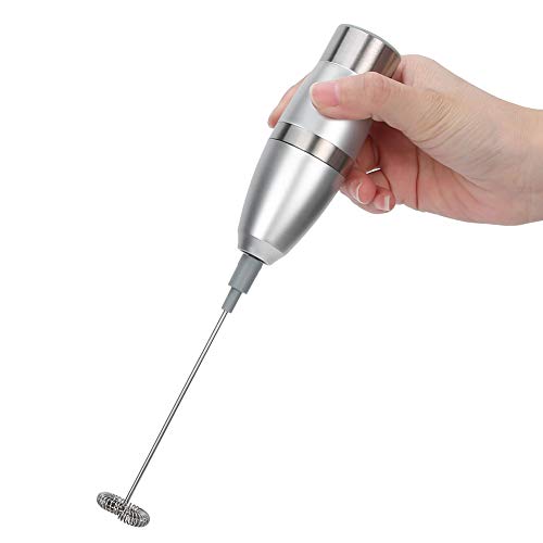 Omabeta Batidor de Acero Inoxidable Espumador de Leche eléctrico Batidor de Huevos Taza mezcladora de Vidrio automática… - Imagen 7