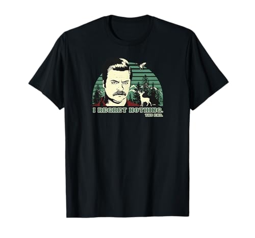 Parks and Recreation Ron Swanson I Regret Nothing T-Shirt
