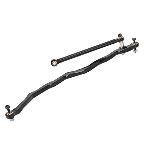 Barra de dirección del coche RC, 1: 10 Escala RC Coche Aleación de aluminio Barra de varillaje de dirección trasera Piezas de actualización RC para AXIAL RR10 WRAITH 90018 1/10 RC Coche de juguete par