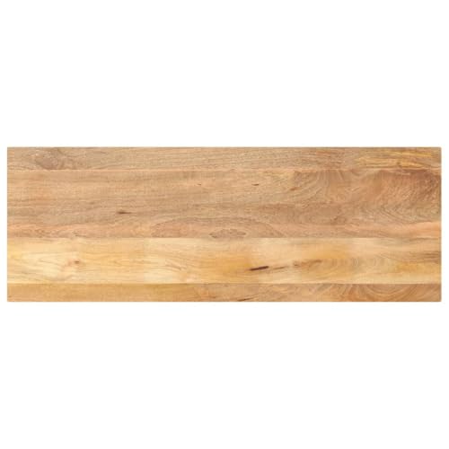 vidaXL Tischplatte, Holzplatte für Esstisch Couchtisch, Massivholzplatte Rustikales Design, Ersatztischplatte, 160x50x2,5cm Rechteckig Massivholz Mango