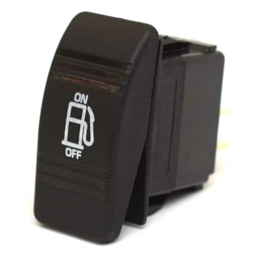 Carling On/Off Contura III Boat Rocker Switch | Gas 3 Spade 12 Volt