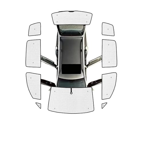 Pare-soleil voiture pour VW Touran 2003-2015 protection fenêtre complète 1T