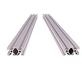 CHUANGNENG 2PCS 800mm 2040 Aluminum Extrusion Profile European Standard T Type Anodized Linear Rail for 3D Printer and CNC DIY Laser Engraving Machine, Length 800mm (31.49inch)