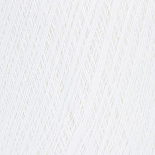 Aunt Lydia Crochet Cotton Jumbo Yarn Thread, 1 Pack, White #TOP4