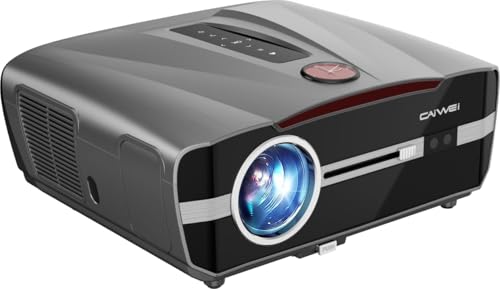 1800 ANSI 4K Daylight Projector, HDR10+ WiFi6 Daytime Movie Projector with ToF Auto Focus, Two-Way Bluetooth 5.0, 38W DSP Sound