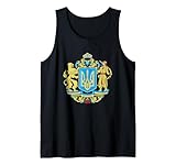 Slava Ukraini Ucrania Escudo de Armas ucraniano patriótico Regalo Camiseta sin Mangas