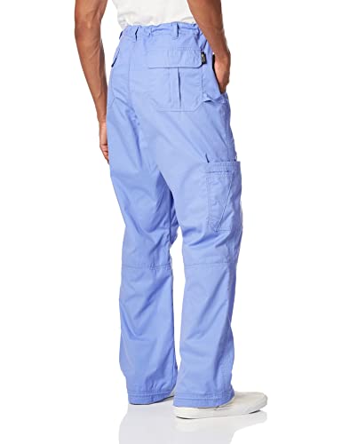 Koi James Elastic Men's Scrub Pants With Zip Fly And Drawstring Waist, True Ceil, X-Large #TOP2