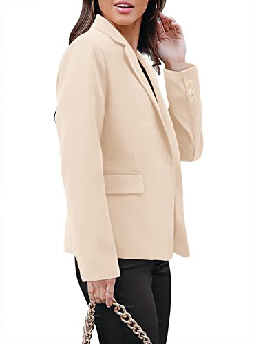 VNK Womens Casual Blazer Long Sleeve Business Suit Jacket Open Front Work Office Blazer Fashion Dressy Blazer3
