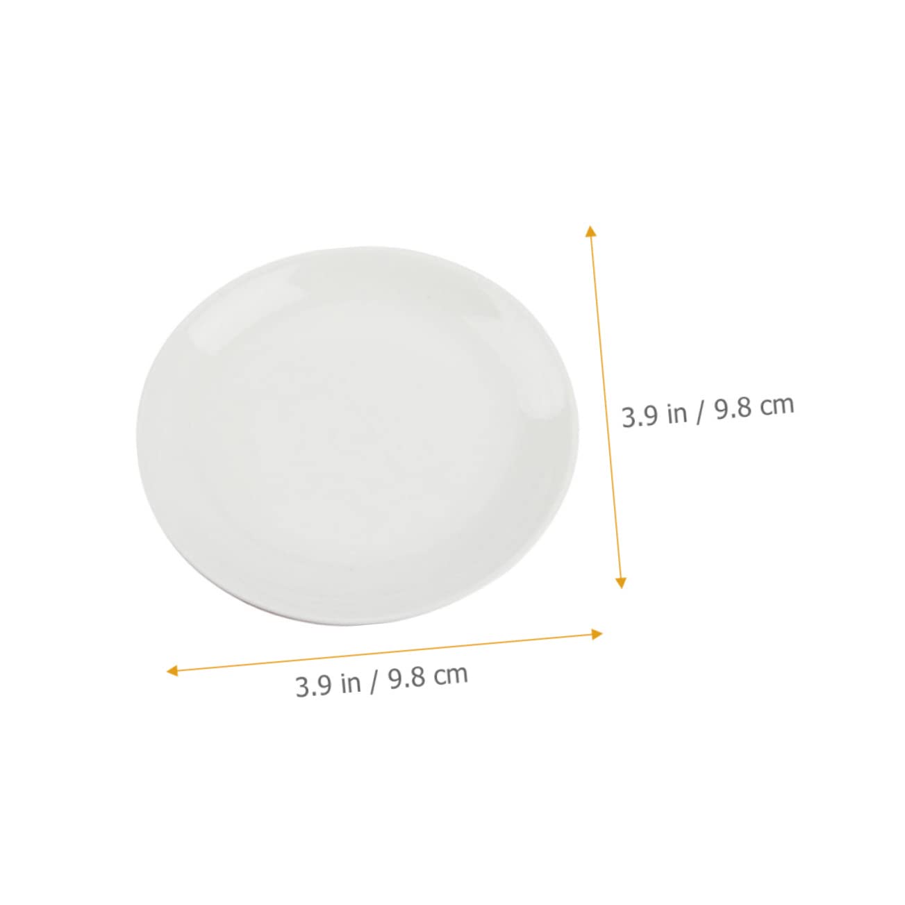 GRIRIW 2pcs Seasoning Dish Tart Warmers Dish Electric Lamps Oil Tray Fruit Plate Oils Sauce Dish Oil Burner Dish Replacement Aroma Dish Melter Wax Melt Burner Dish Scent Ceramics White