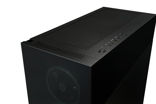 ENERMAXK8 Atx Mid Tower Gaming Pc Case In Vetro Temperato, Incluse 3 Ventole Argb Pwm Da 12 Cm - USB3.2 Gen1 E USB3.2 Tipo C; ECA-EK8-BB-ARGB - 6