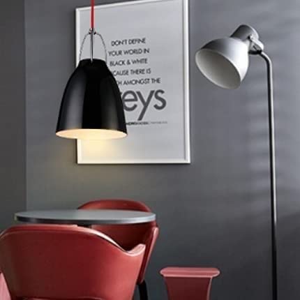 Lustre suspendu fer forgé noir luminaire décoratif simple loft