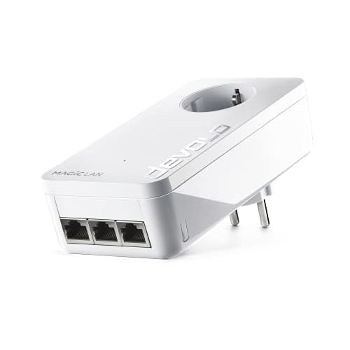 Devolo Magic 2 LAN Triple EU Powerline Einzel Adapter 2.4 GBit/s, 8509