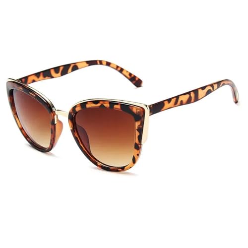 Lunettes de soleil œil de chat vintage dégradées UV400 pour femme