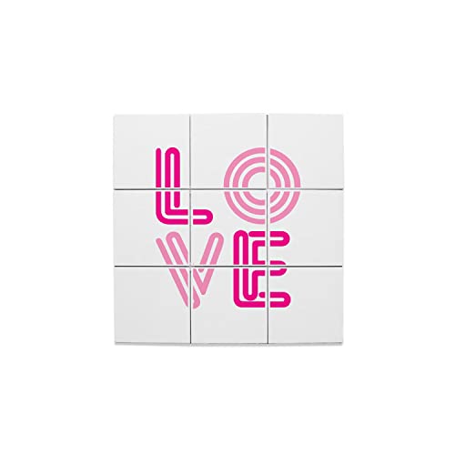 Carreaux céramique vintage LOVE néon pour déclarer votre amour et embellir votre chambre
