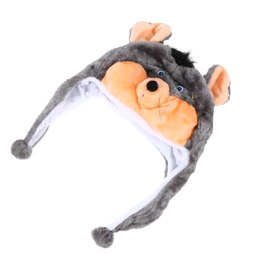 SHINEOFI Sombrero de Peluche Divertido para Fiesta Tocado de Disfraz Novedoso para Carnaval y Cumpleaños Accesorio Suave para Fotografía y Eventos Infantiles