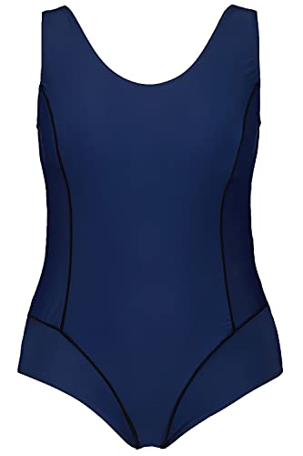 Ulla-Popken-Damen-Paspel-Badeanzug