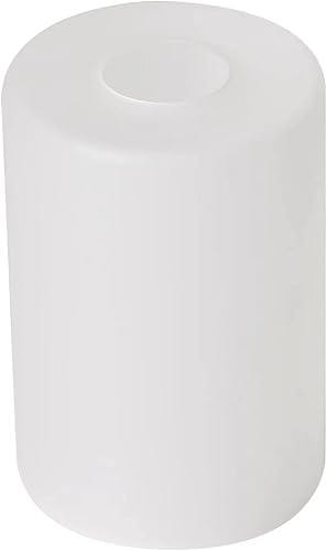 Miniatura 3 de Pantalla de lámpara de vidrio transparente Cilindro moderno Pantalla de lámpara transparente para lámparas de pie, candelabro, lámpara de mesa